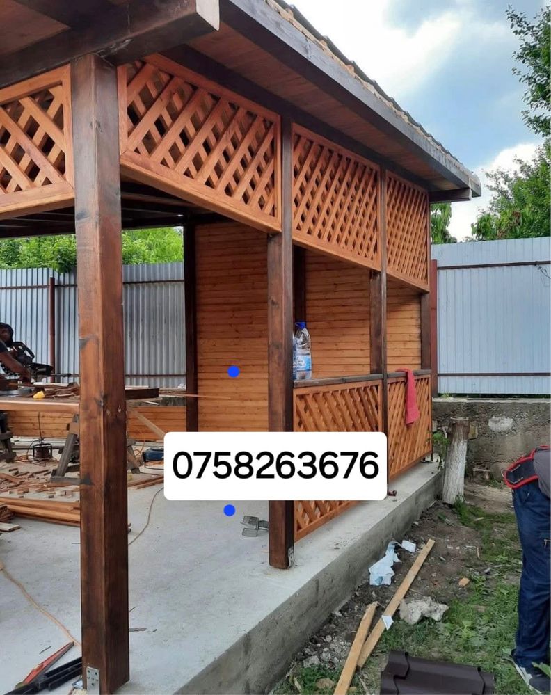 Foisoare din lemn ,Terase si Acoperisuri