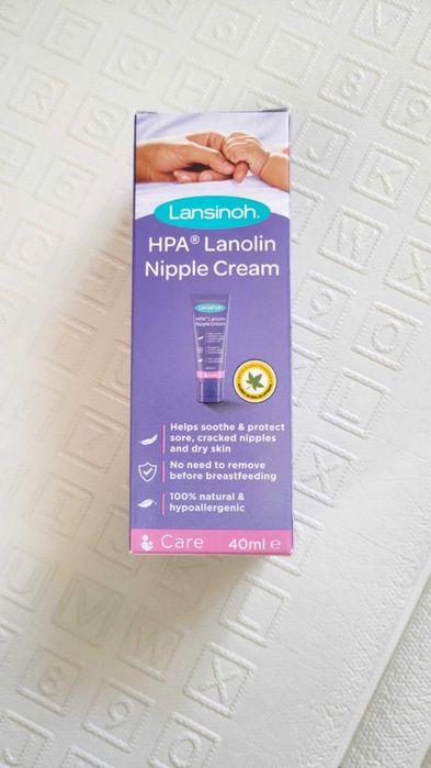 Lansinoh Крем за кърмачки х40 мл (ланолинов крем за зърна)