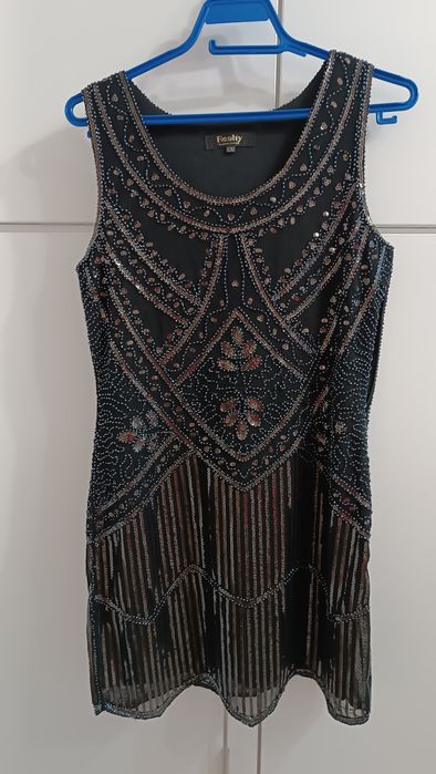 Парти рокля с пайети