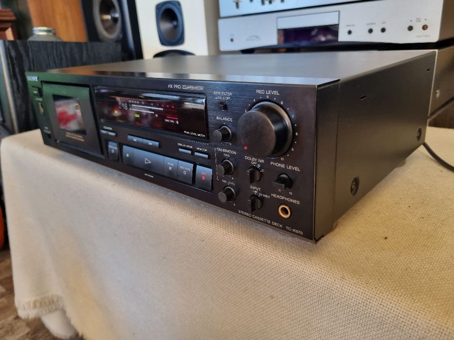 Deck Sony TC-K 670. 3 Head, Dolby B,C, HX Pro, Dual Capstan. Impecabil