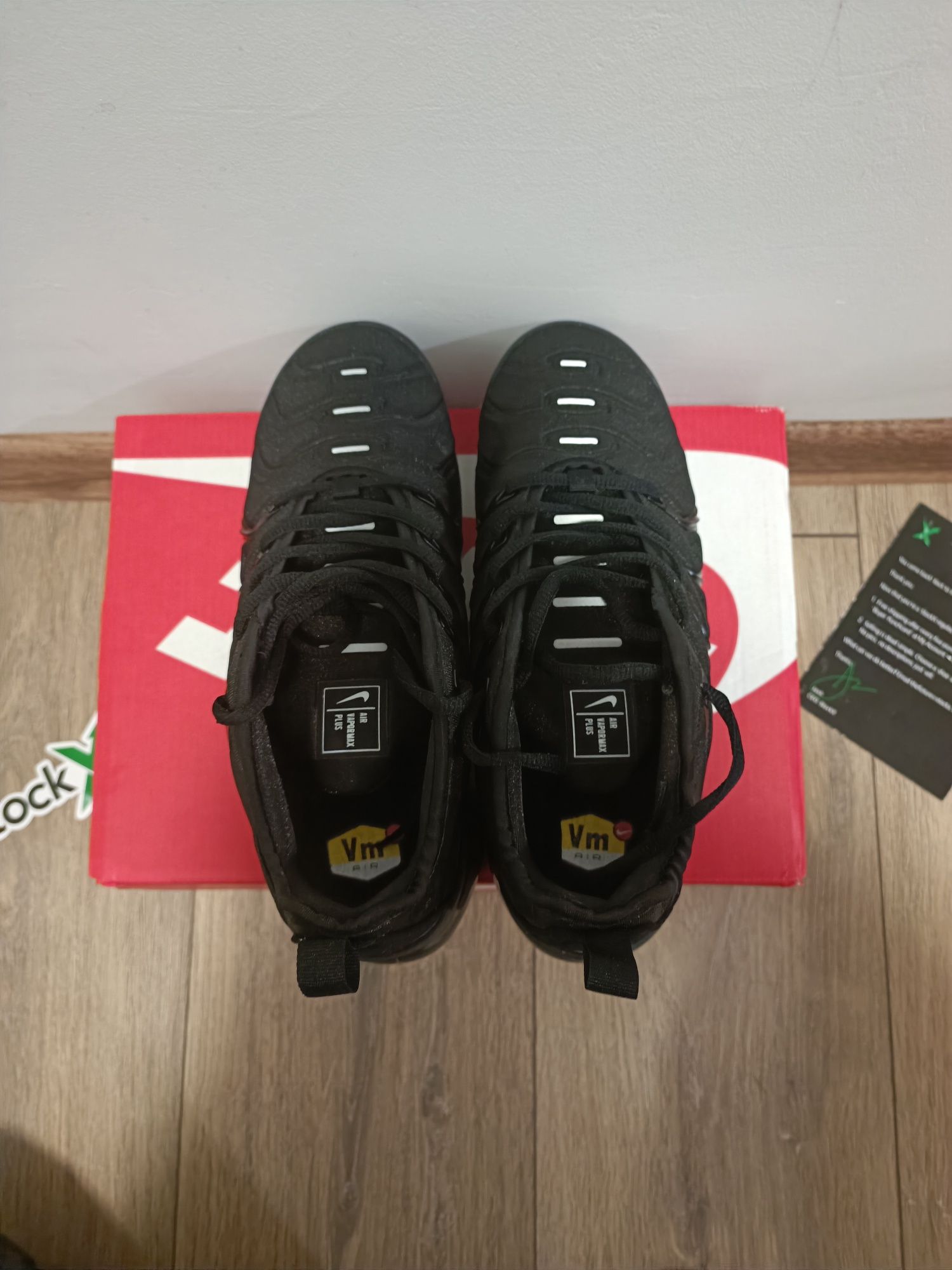 НОВО - Обувки Nike Air Vapormax Plus Tripple Black/Черни