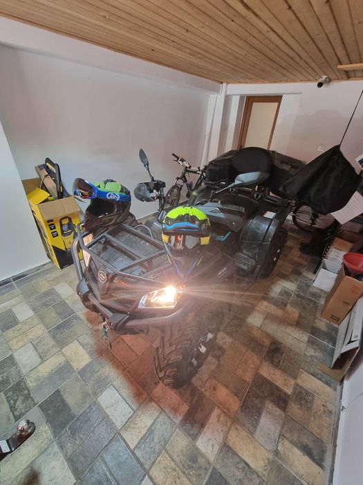 Vând atv cf moto 520 aproape nou, accept schimb cu model nou