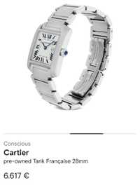 Ceas dama Cartier Tank Francaise