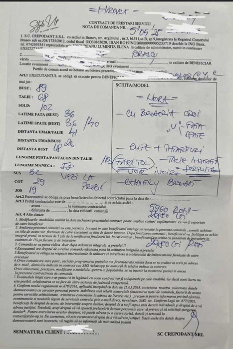 Rochie Mireasa Style Up by Luminita Ungureanu