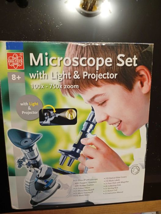 EDU TOYS Детски микроскоп с прожектор