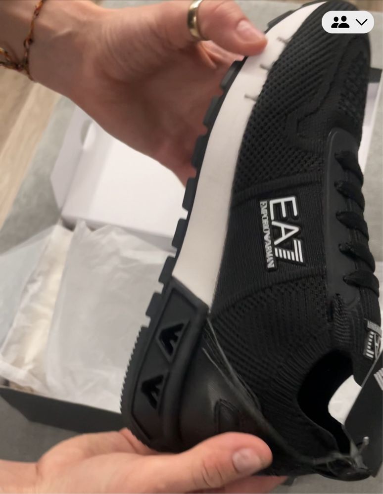 Кроссовки EA7 EMPORIO ARMANI X8X171_XK373 Trainers