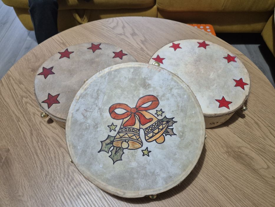 Vand toba / duba pentru colindat – piele naturala de caprioara