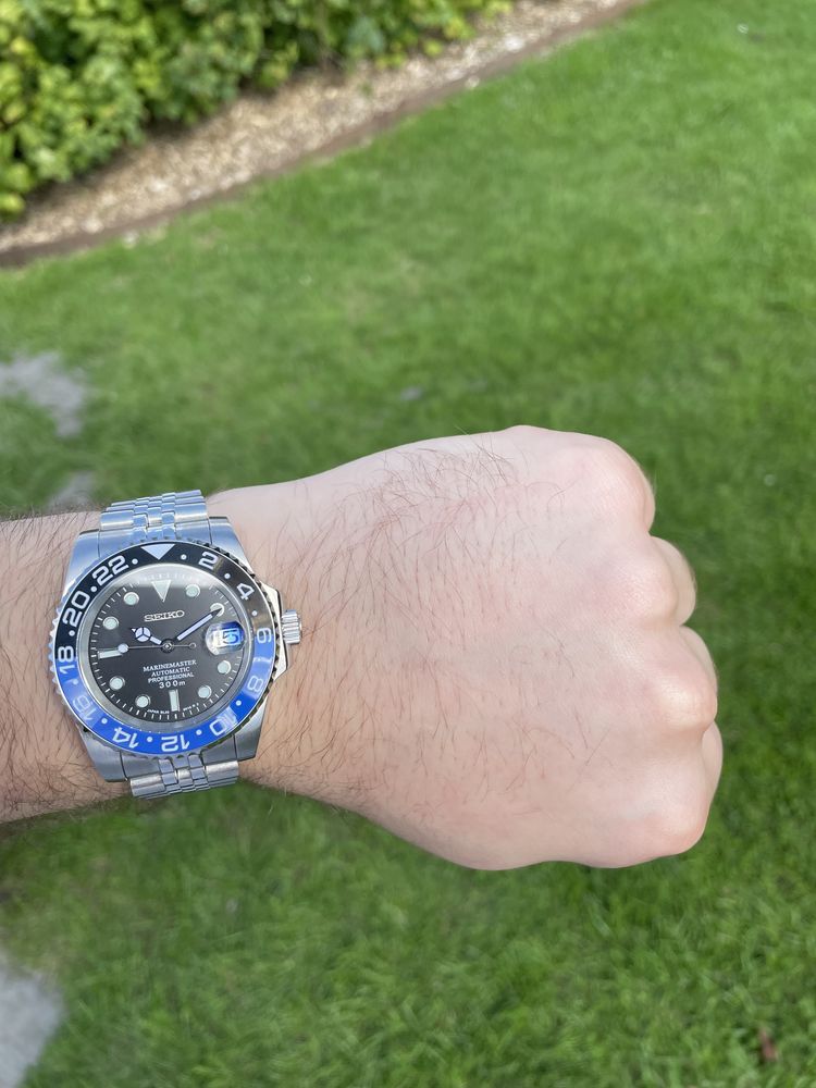 Seiko mod GMT Master “Batgirl”