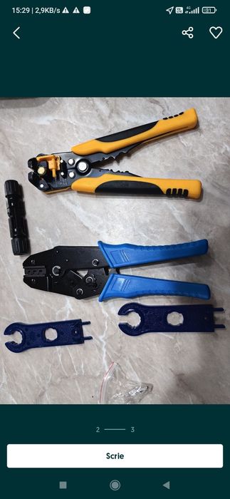 Clește set pentru montaj panouri fotovoltaice 200 lei