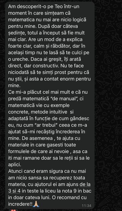 Meditații matematică liceu