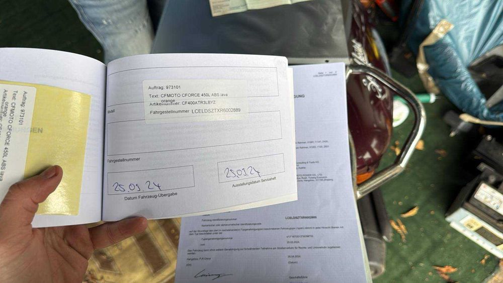 Cf Moto 450L  Touring  EPS servodirectie ,ABS , an 2024 acte Germania