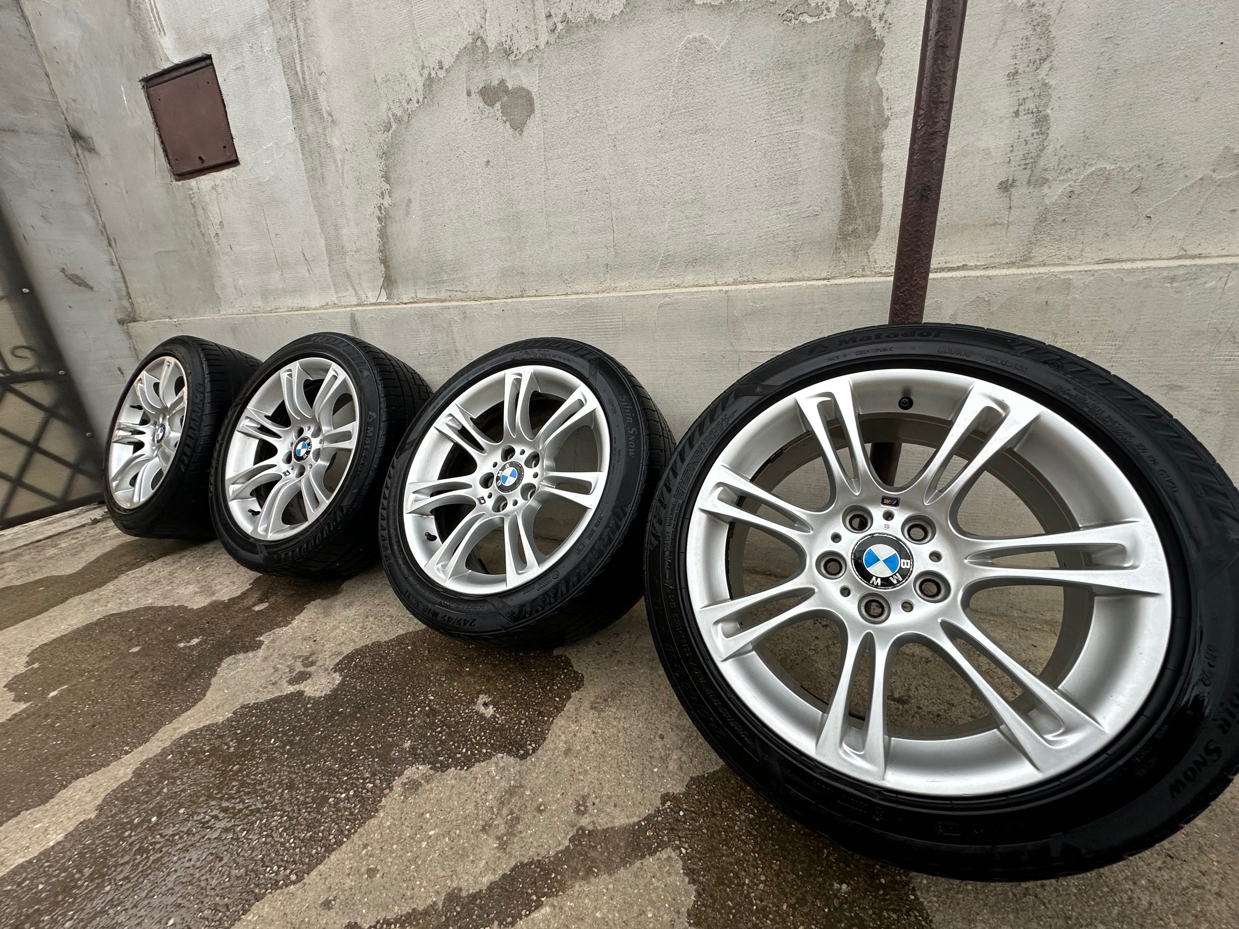 Jante BMW MPacket 18” 5x120, fara defect, anvelope incluse 245/45R18