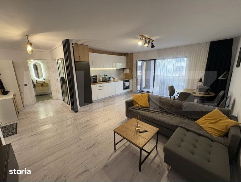 Apartament cu 2 camere, cu terasa de 13 mp, pe Str. Avram Iancu langa