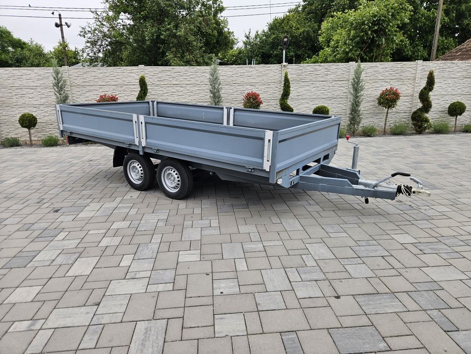 Inchiriez remorca cu prelata pe 2 axe de 2000 kg, trailere si remorci