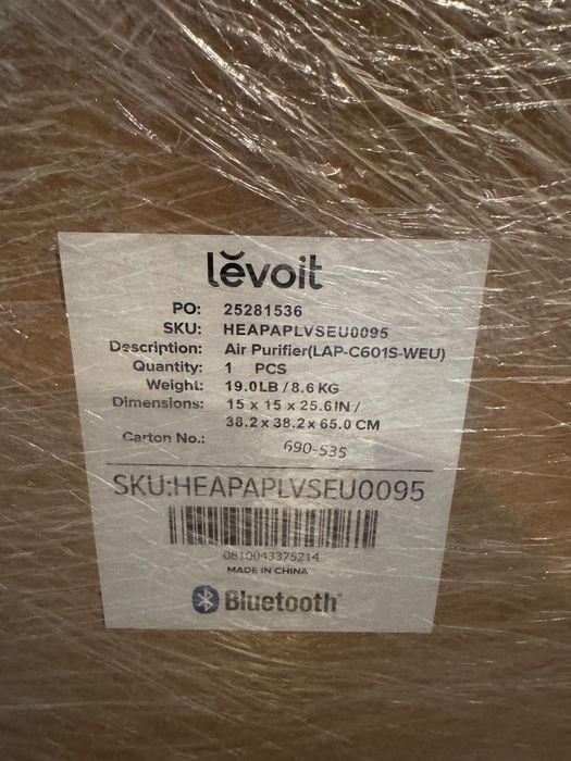 Purificator Levoit Core 600S SMART nou sigilat garantie