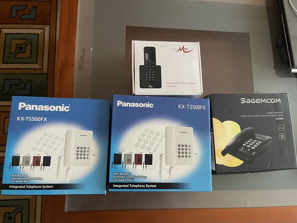 Чисто нов ZTE WP650 безжичен стационарен телефон ретро panasonic