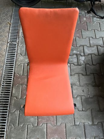 Vand set 3 scaune piele eco portocaliu