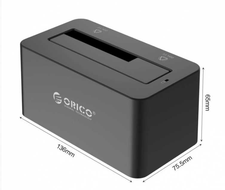 Док-станция для жёстких дисков ORICO 6619US3-V1-EU-BK черный.