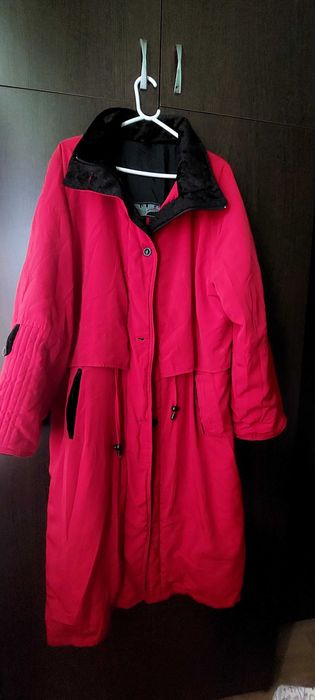 Palton dama + haină piele