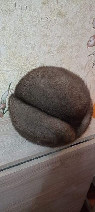 Норковая шапка новая