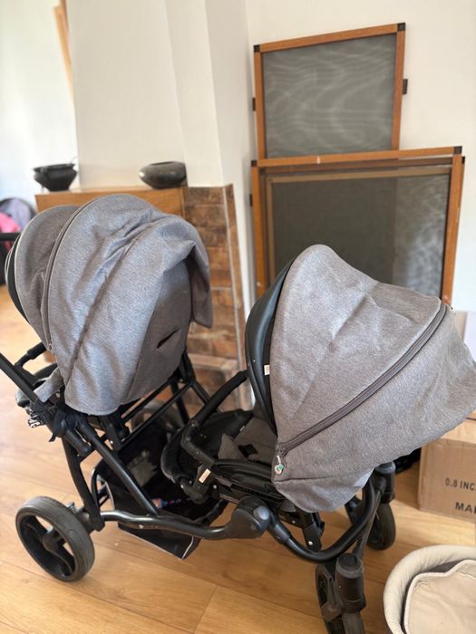 Carucior gemeni 3 in 1 - Bebetto 42 / for Two
