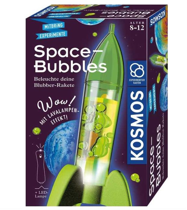 Kosmos Space Bubbles: Experimente