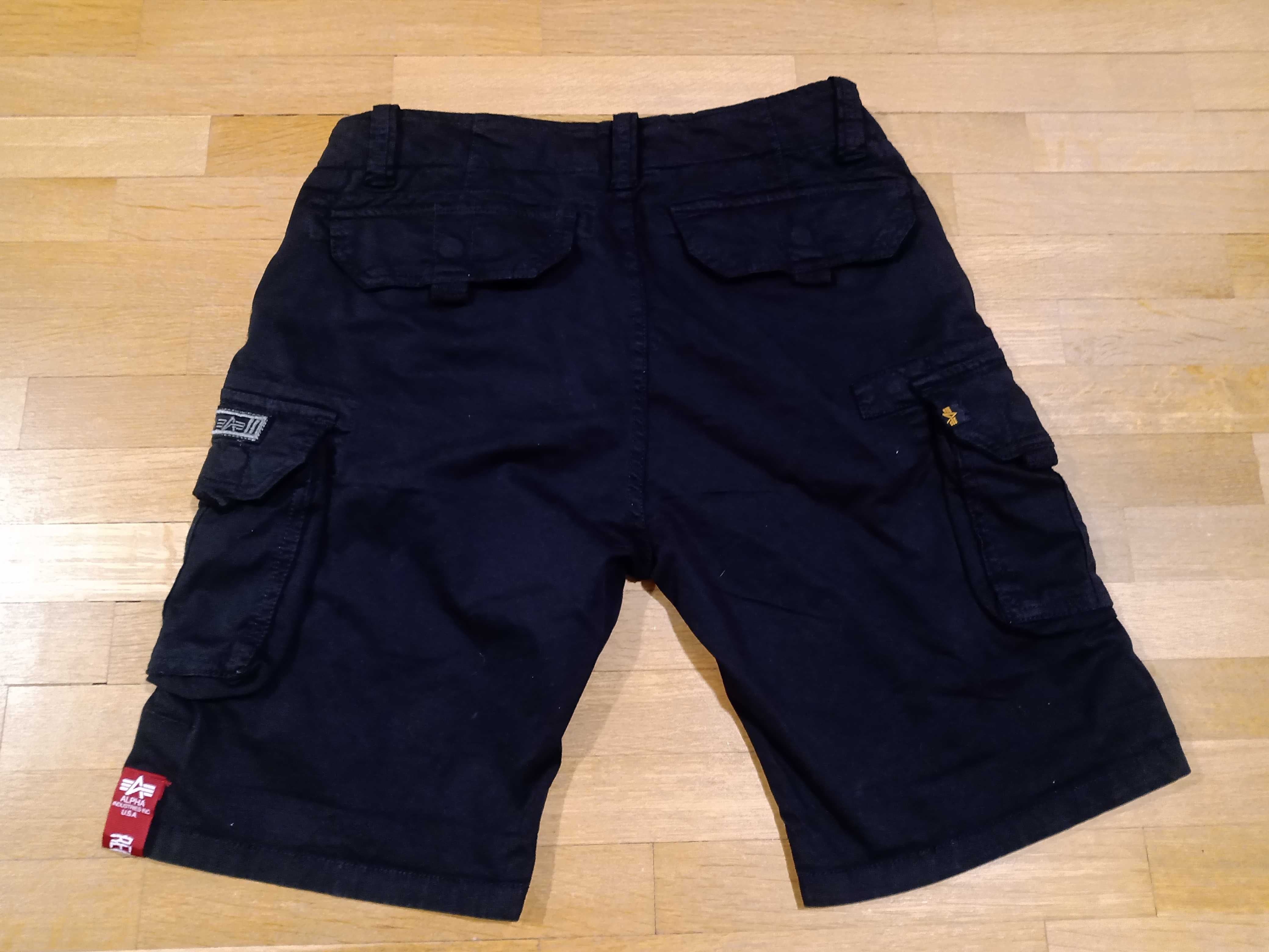 НОВИ Alpha Industries Crew Short Cargo къси панталони джобове НОВО