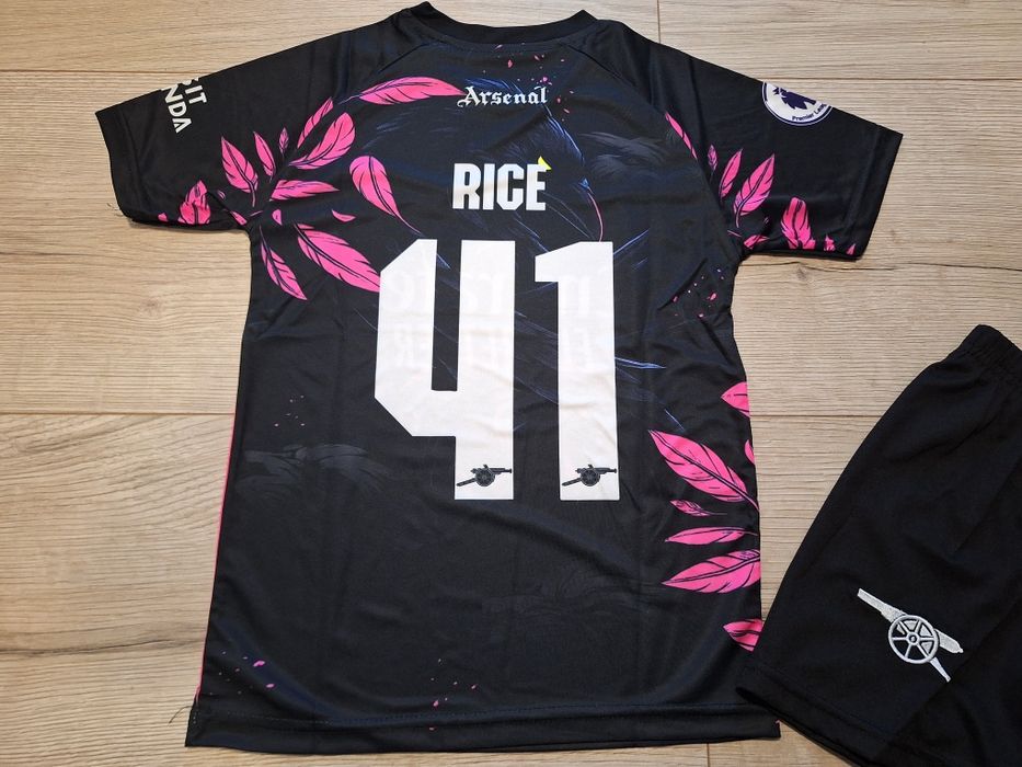 Детски флуоресцентен футболен екип на АРСЕНАЛ#ДЕКЛАН РАЙС#