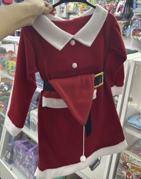 Костюм санты для девочек