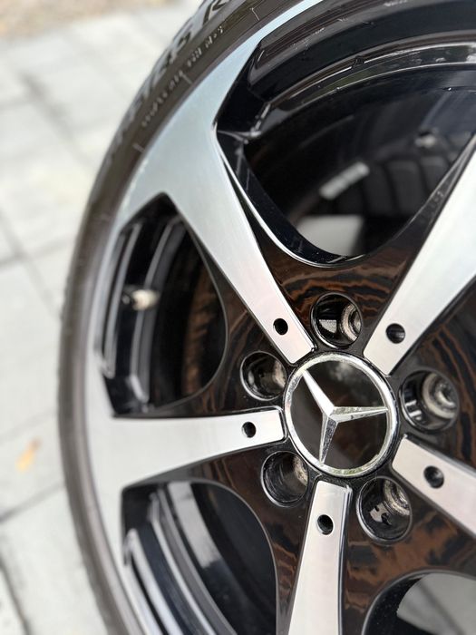Jante Mercedes Benz 225/45/18 + anvelope iarna Pirelli