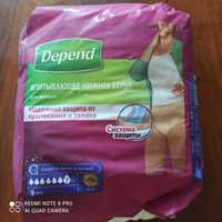 впитывающее нижнее женское белье Depend с большой скидкой