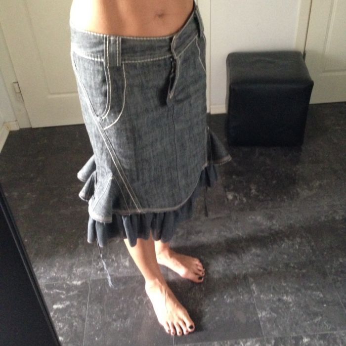 Сив деним- пола