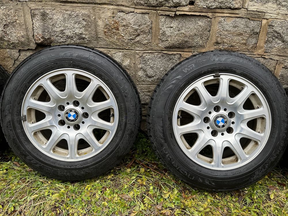 Джанти с гуми зимни Nokian 215/65-16 BMW БМВ 7 Е38