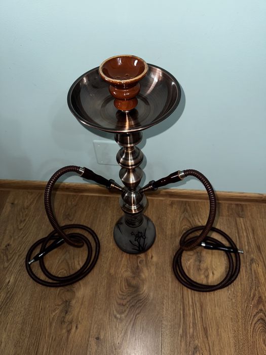 Narghilea shisha mare din cupru/bronz 75 cm
