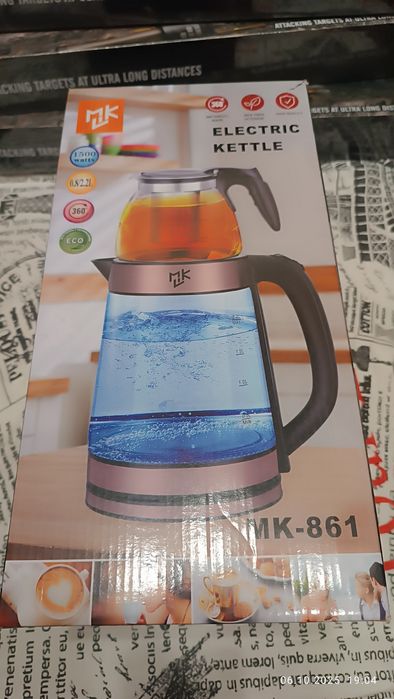 Электрочайники 2в1 Продам. Работает красиво. Выглядит на 100%