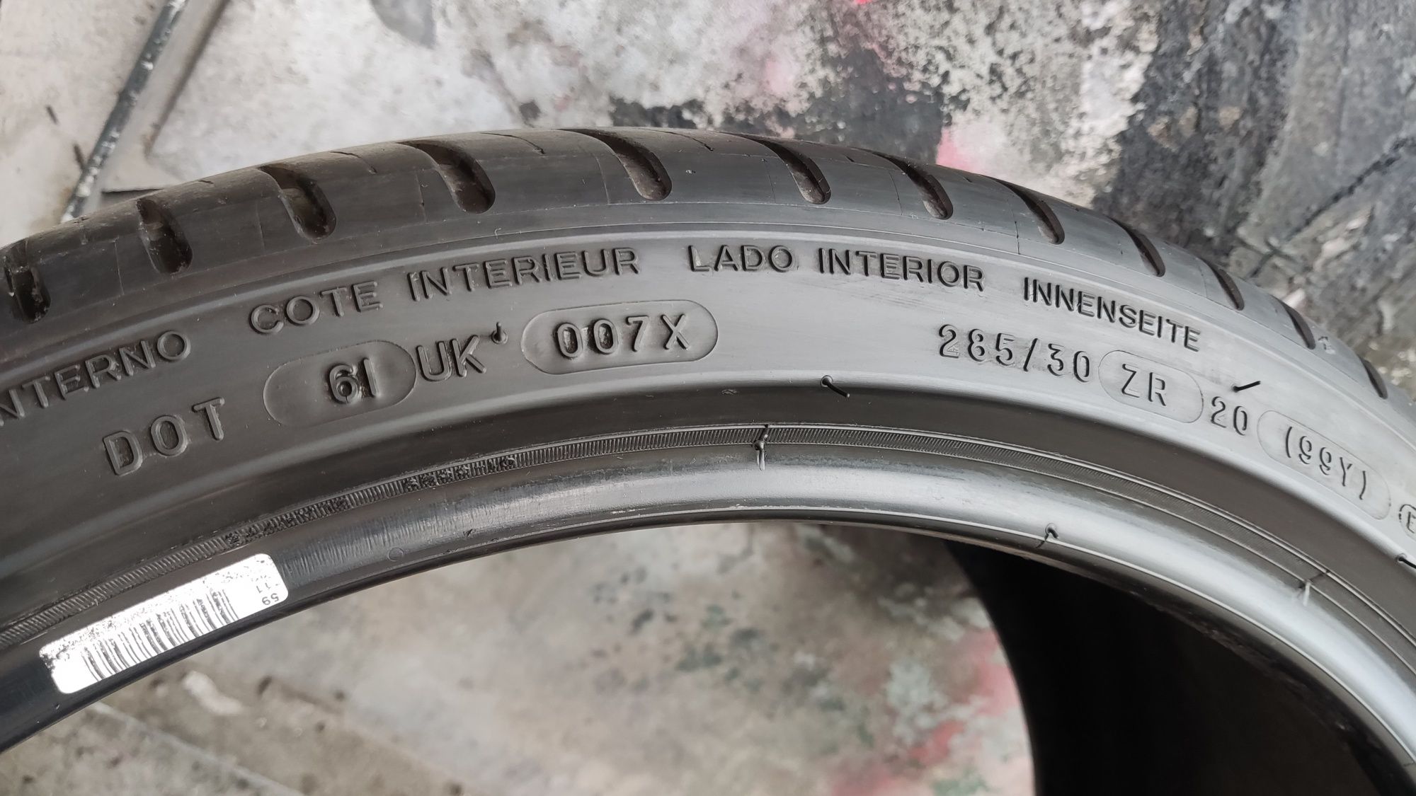 1бр лятна гума 285/30/20 Michelin Pilot Sport 3, XL подсилена
7.3 mm г