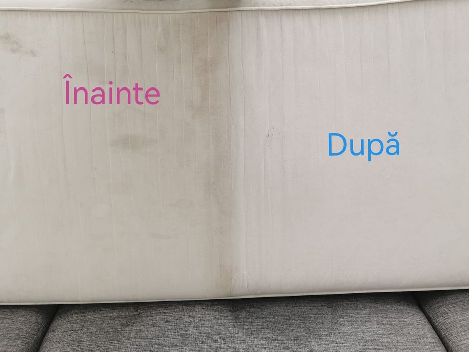 Curatare canapele saltele tapiterii interior auto  LA DOMICIL CU ABURI