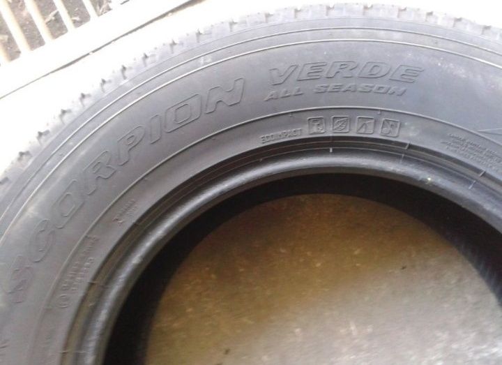 285/60/18" 4бр Pirelli scorpion verde,dot1115,6-7mm