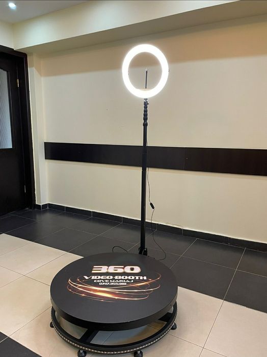 Oglinda Foto,Fum cu gheata carbonica,Videobooth 360 Lumini Ambientale.