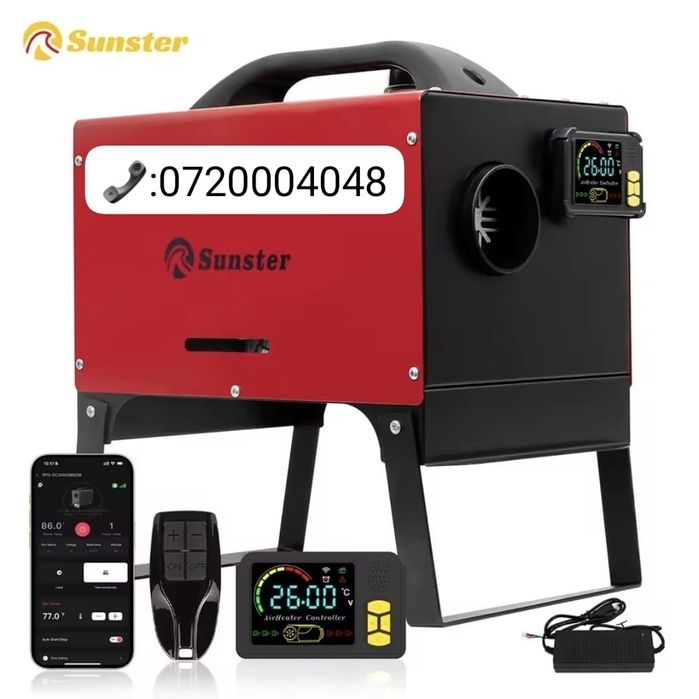 Webasto - Sirocou portabil 8KW 12v-24v-220v Bluetooth  Incalzitor auto