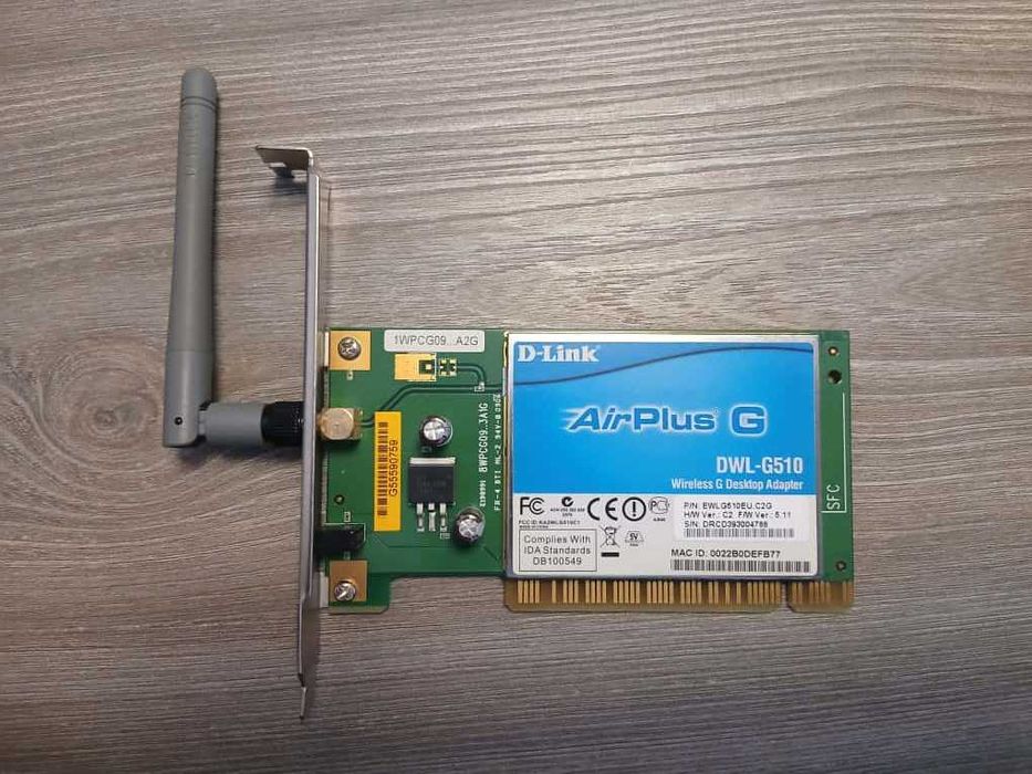 Placa retea desktop wireless D-Link AirPlus G