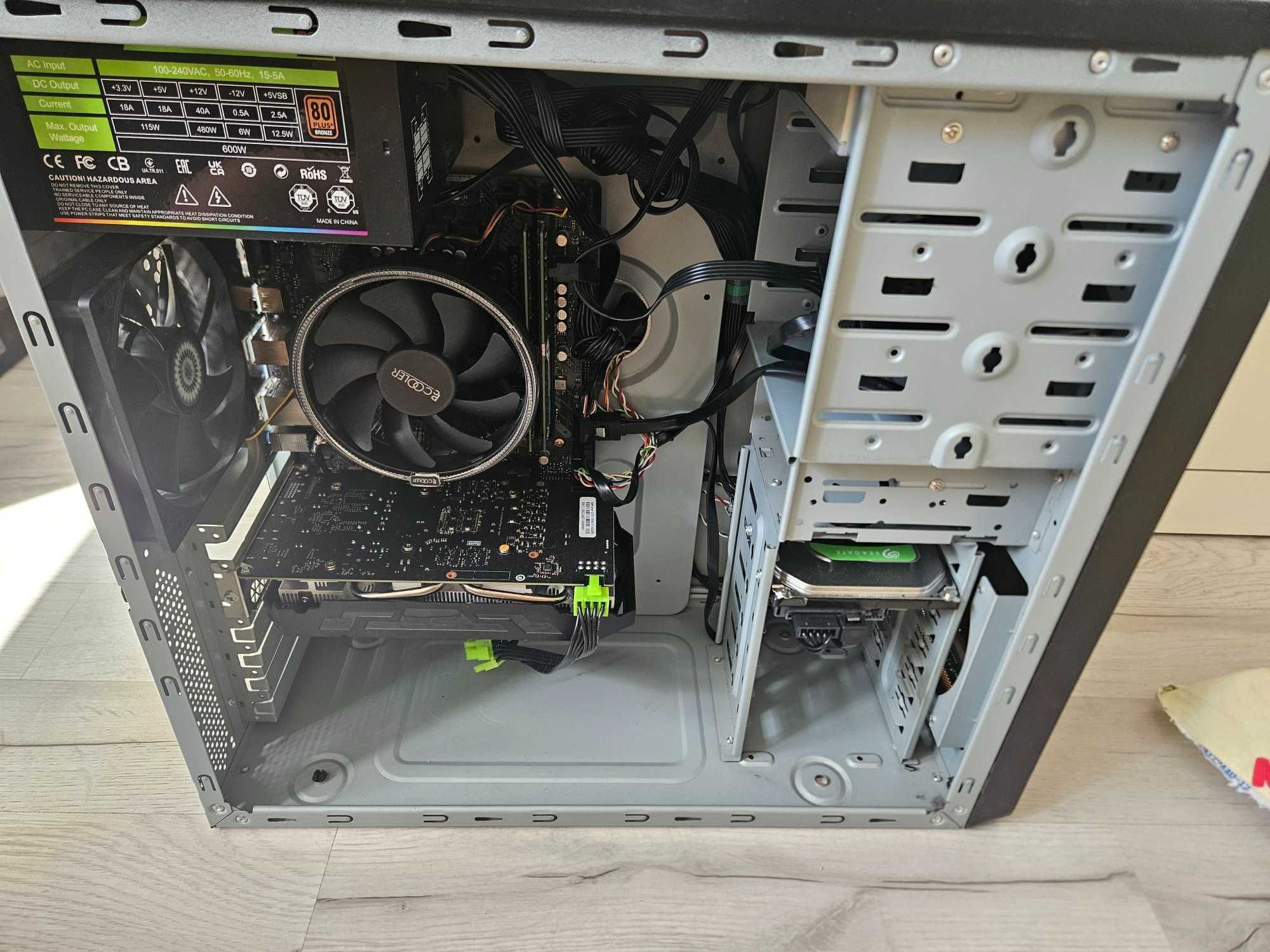 Сис.блок i5-12400F\16Gb\ssd480Gb+HDD1Tb\Video GTX1660Ti 6GbDDR6