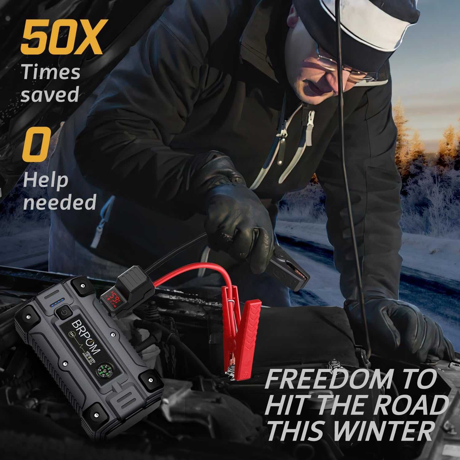 Нова зареждачка 6000A пик 26800mAh