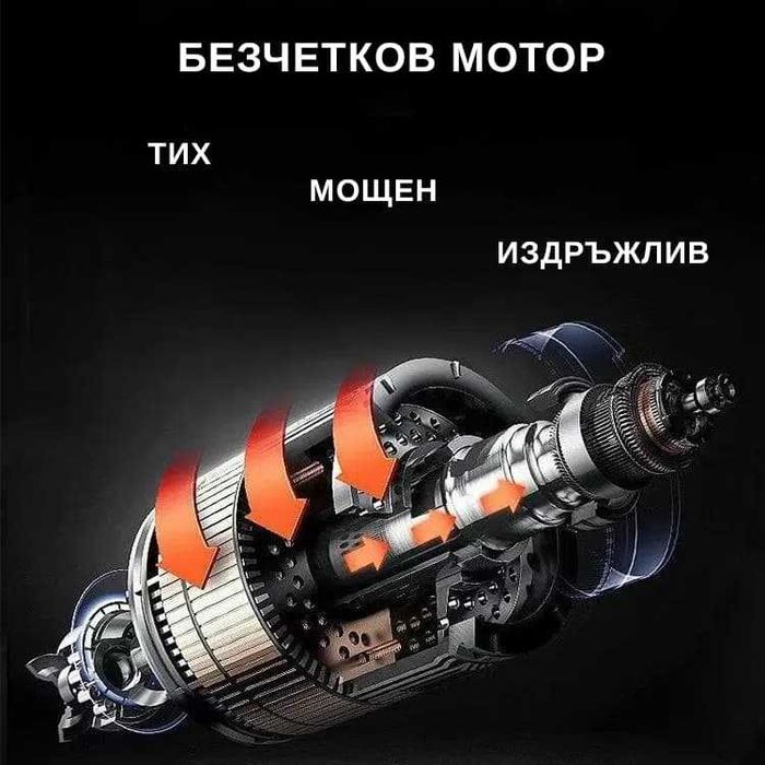 Масажор с 30 Скорости (24V), 6 Приставки за Масаж + Подарък Куфарче