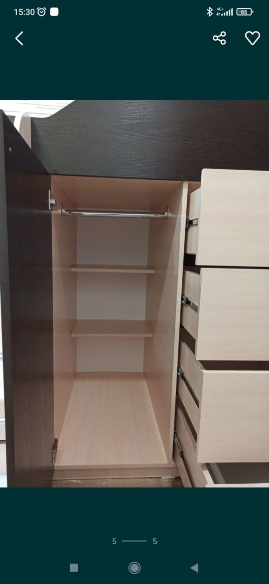 Продаю кровать со шкафом
