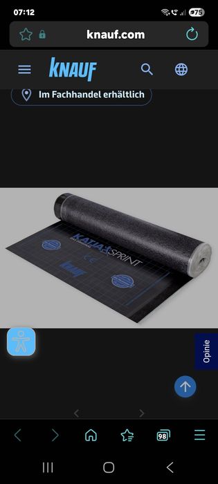 Carton asfaltat Knauf,autoadeziv,adus din Germania