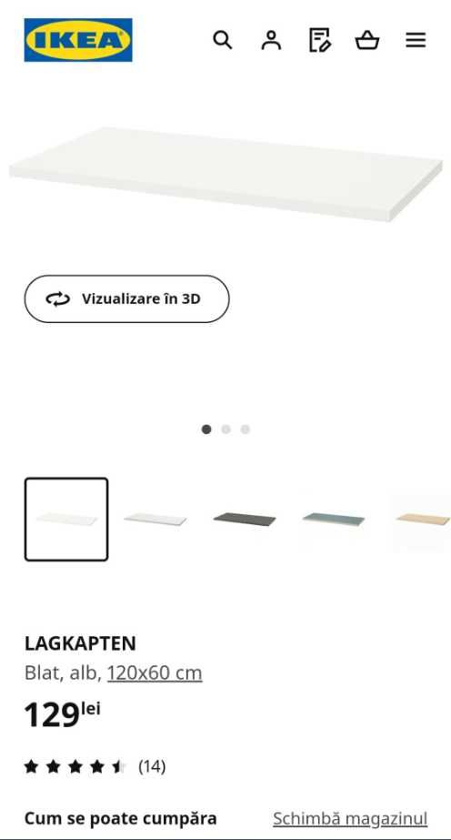 Blat de masa IKEA