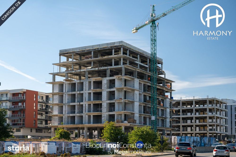 #Dezvoltator: Apartament 3 camere · 2 băi - Harmony Estate, Tomis Plus