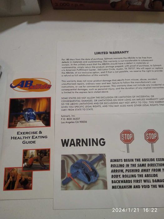 Фитнес ролка ABslide