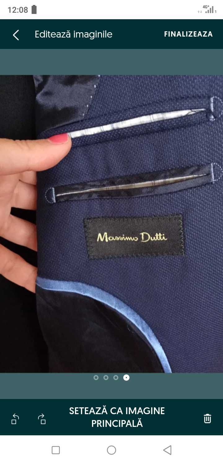 Massimo Dutti,sacou bărbați,mărimea M